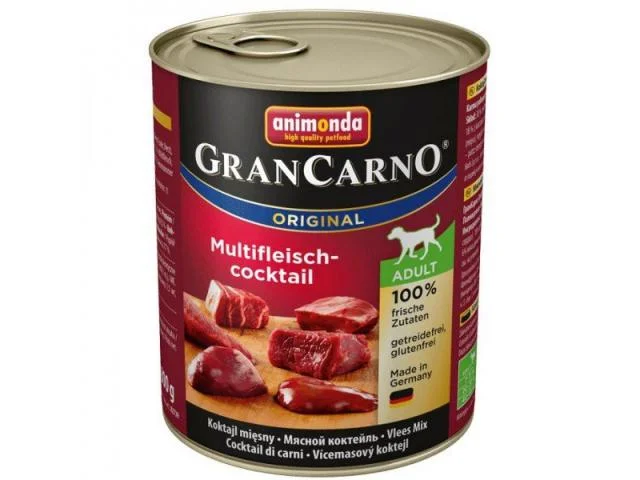 1020110-2 Gran Carno Adult böyüklər üçün itlər ət kokteyl 800 g - Şəkil 1