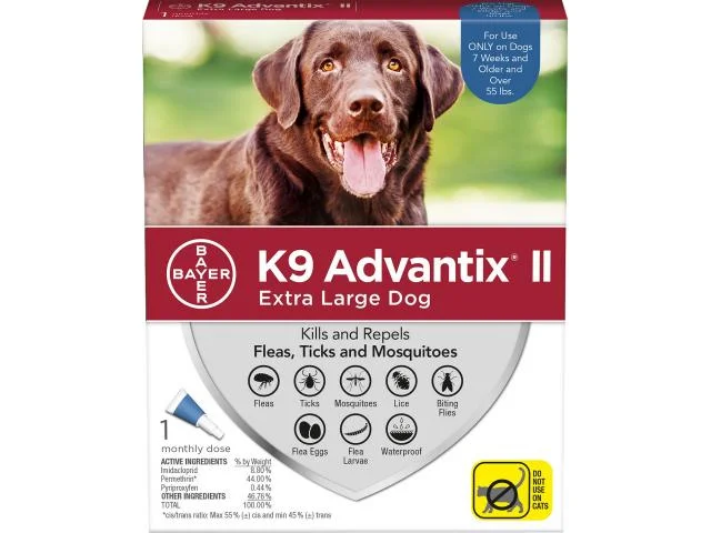 1030018 Advantix капли на холку для собак весом более 25 кг, 1 тюбик-пипетка 4,0 мл — изображение 1