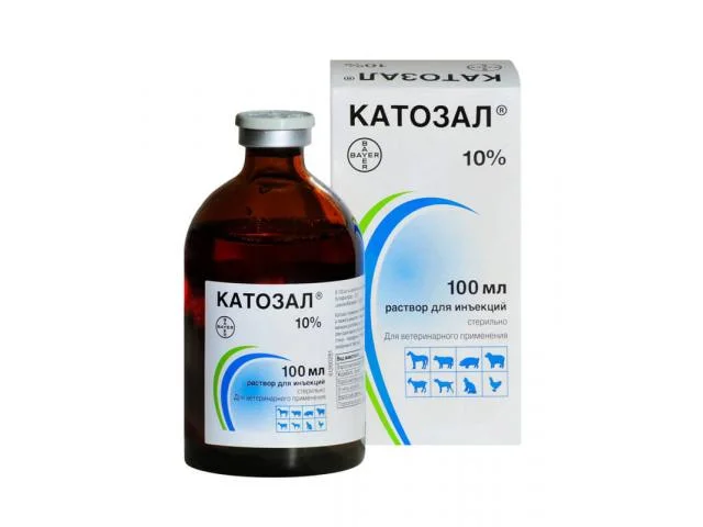 1030067 Bayer Катозал 10% раствор для инъекций для всех видов животных, 100 мл — изображение 1