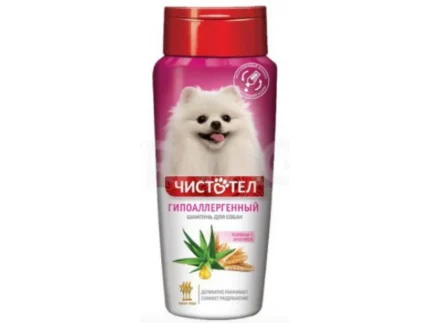 Чистотел гипоаллергенный  шампунь для собак с пшеницей и алоэ верой, 270 мл