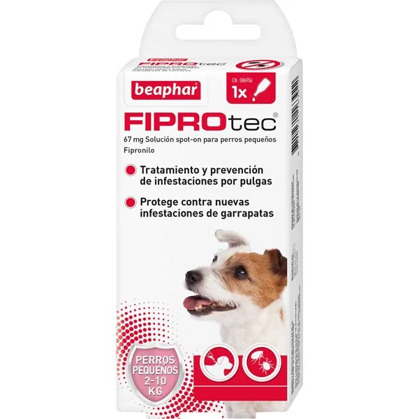 1030241 Beaphar Fiprotec капли от блох и клещей для собак весом от 2 до 10 кг — изображение 1