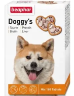 Beaphar Doggy’s кормовая добавка с биотином, таурином, протеином для собак, 180 таблеток