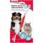 Beaphar Toothbrush двойная зубная щетка для всех пород собак и кошек