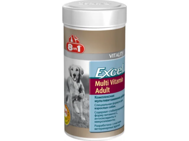 1040023 8in1 Excel мультивитамины для взрослых собак, 70 табл. — изображение 1