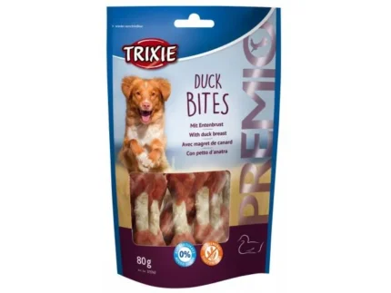 Trixie Duck Bites лакомство-косточки для собак с утиной грудкой для собак, 80 г