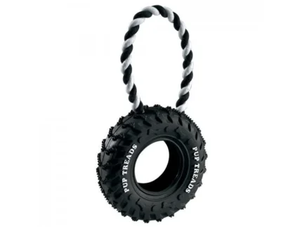 Ferplast PA 6430 игрушка для собак из прочной резины и х/б ткани, 10,5 x 4,2 x 23,5 см