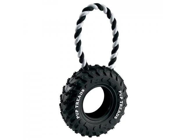 1060125 Ferplast PA 6430 игрушка для собак из прочной резины и х/б ткани, 10,5 x 4,2 x 23,5 см — изображение 1