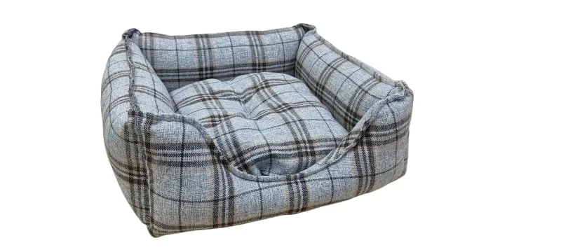 1080478 Лежанка S для кошек и мелких собак, 42×42 см (Серая) — изображение 1