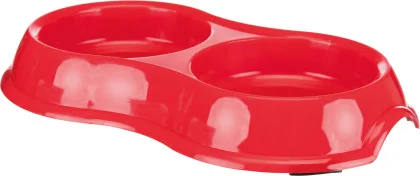 Trixie пластиковая миска для кошек и собак мелких пород, 2×0,2 л, 11 см