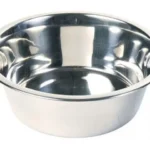 Trixie миска стальная для кошек и собак мелких пород, 0,2 л/ 11 см