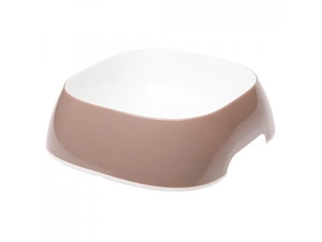 1090239 Ferplast Glam L Dove Grey пластиковая миска для собак, 23,5 x 22,5 x 7 см, 1,2 л — изображение 1
