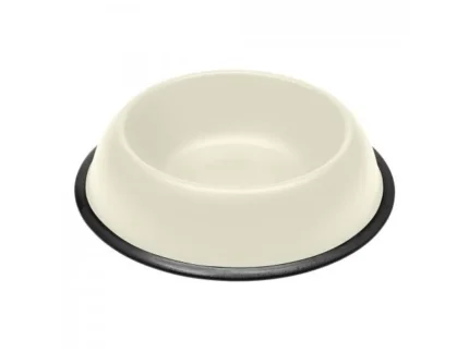 Ferplast MIRA KC 78 миска из нержавеющей стали для собак, белая, 28 х 7 см, 1.5 л
