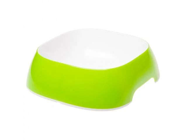 1090270-2 Ferplast Glam L Acid Green Plastik Köpək Qabı, 23.5 x 22.5 x 7 sm, 1.2 L - Image 1