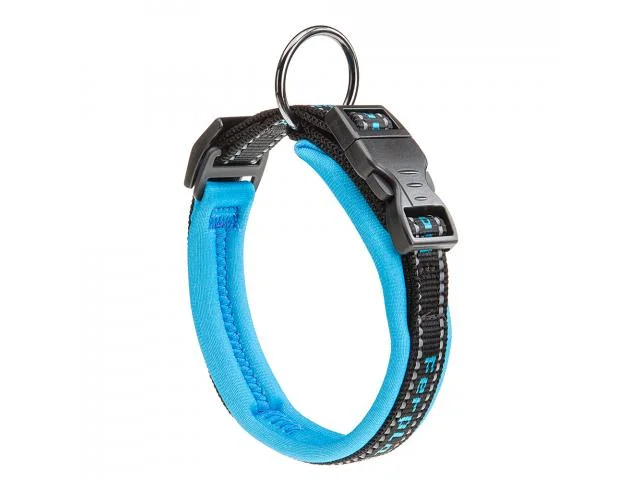 1110632-2 Ferplast Sport Dog C20/43 светоотражающий ошейник на подкладке для собак, 20 x 43 см, синий — изображение 1