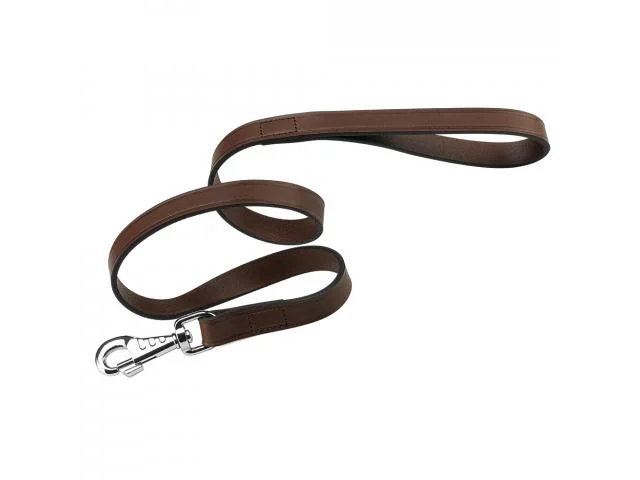 1110633-2 Ferplast VIP G20/120 dəri it qayışı, 20 x 120 sm, qəhvəyi - Şəkil 1