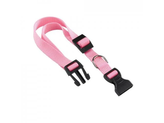 1110644 Ferplast Club C10/32 нейлоновый ошейник для собак, 10 х 32 см, розовый — изображение 1