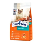 Club 4 Paws сухой корм для кастрированных котов и стерилизованных кошек (целый мешок 14 кг)