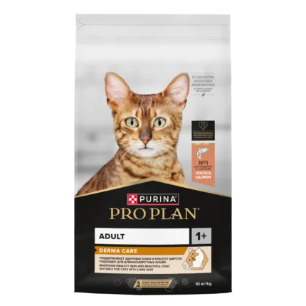 Pro Plan Elegant сухой корм для кошек с чувствительной кожей с лососем (целый мешок 10 кг)