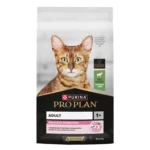 Pro Plan Həssas Həzm Sistemi və Xüsusi Yemək Seçimləri Olan Pişiklər üçün Quzu Əti ilə Zərif Quru Yem (10 kq Kisə)