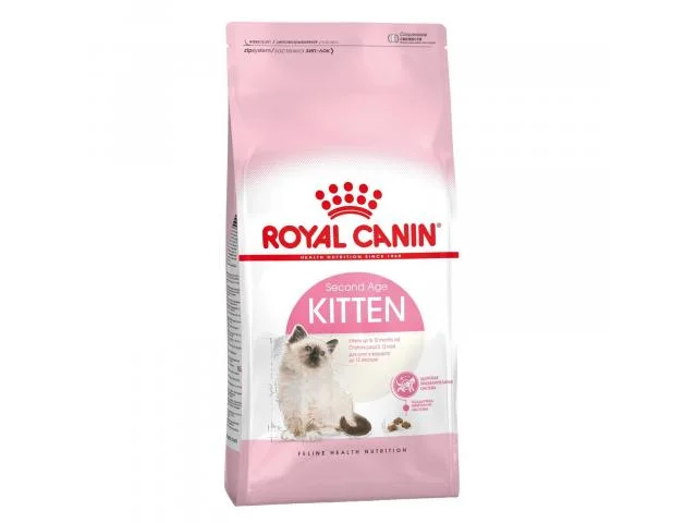 20101600 Royal Canin Second Age Kitten сухой корм для котят в возрасте до 12 месяцев (целый мешок 10 кг) — изображение 1