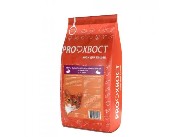 2010193 Pro Хвост сухой корм для кошек с кроликом (на развес) — изображение 1