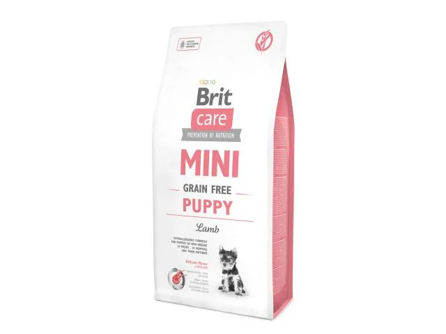 2010233 Brit Care Mini Puppy Kiçik cinsli bala itlər üçün quzu (toplu) ilə birlikdə taxılsız quru yem - Şəkil 1