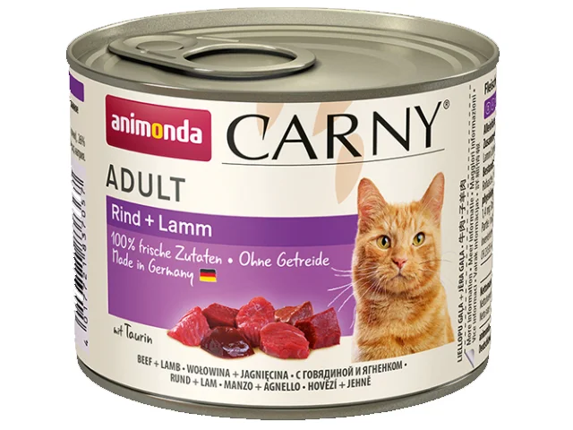 2020069 Carny Adult консервы для кошек с говядиной и ягненком 200 гр — изображение 1