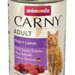 Carny Yetkinlər üçün Mal və Quzu Əti ilə Konservləşdirilmiş Pişik Yemi, 400 q