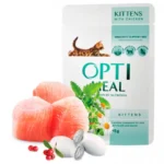 Optimeal для котят с курицей 85 г