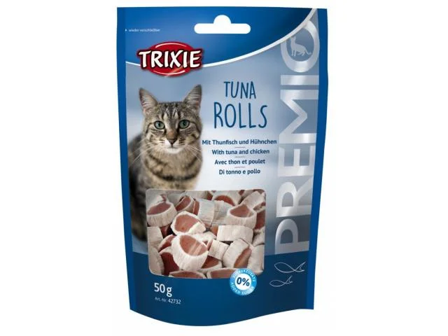 2020272 Trixie "Tuna Ruloları" pişik şirniyyatı tuna və toyuq ilə, 50 q - Şəkil 1