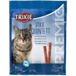 Trixie Stick Quintett лакомство для кошек с лососем и форелью, 5 шт.