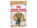 Royal Canin British Shorthair влажный корм для британских короткошерстных кошек старше 12 месяцев в соусе, 85 г