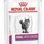 Royal Canin Renal влажный диетический корм для кошек при хронической почечной недостаточности с курицей, 85 г