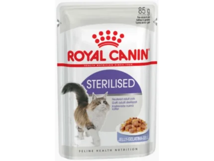 Royal Canin Sterlised влажный корм для стерилизованных кошек желе, 85 г