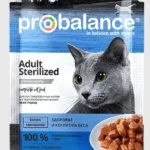 Pro Balance Sterilized влажный корм для кастрированных котов и стерилизованных кошек, 85 г