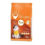 Van Cat комкующийся наполнитель с ароматом апельсина, 10 кг