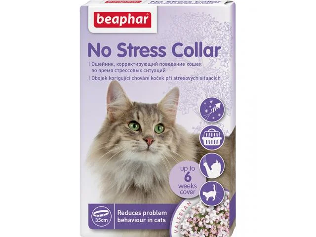 2040082 Beaphar No Stress ошейник успокаивающий для кошек, 35 см — изображение 1