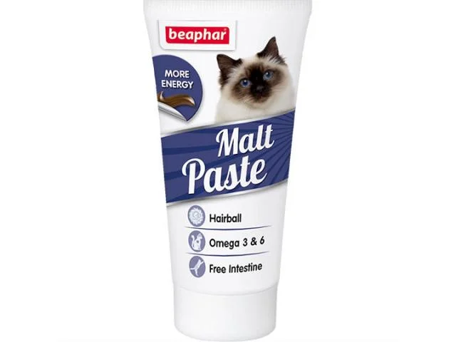 2040092 Beaphar Malt Paste паста для выведения шерсти для кошек, 25 г — изображение 1
