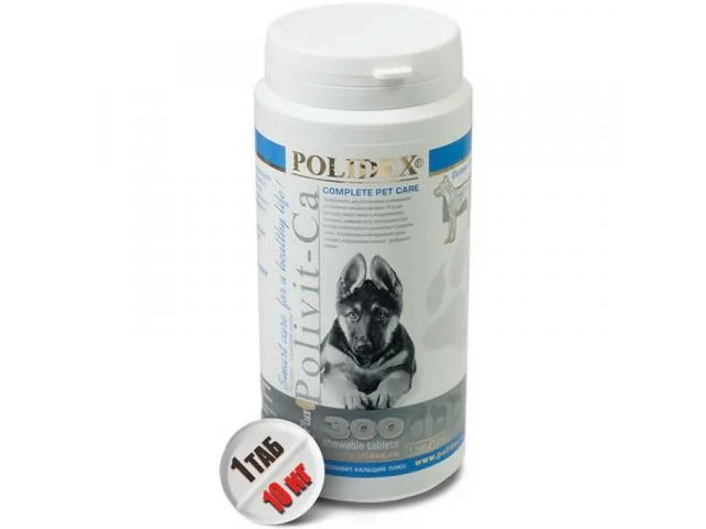 2050070 POLIDEX Polivit-Ca plus "Polivit-Kalsium plus" (300 tablet) - Şəkil 1