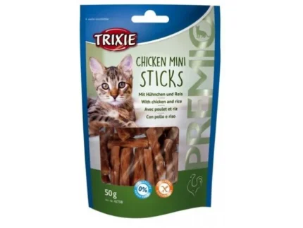 Trixie лакомство для кошек с птицей и рисом, 50 г