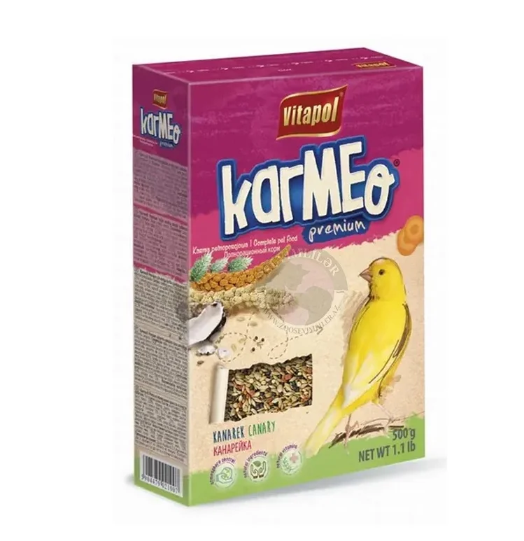 3010017 Vitapol Karmeo Kanareykalar üçün Premium tam yem 500 q - Image 1