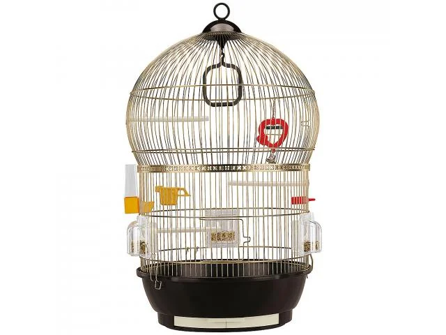 3030053 Ferplast Bali Antique Brass клетка для канареек и мелких экзотических птиц, Ø 43,5 x 68,5 см — изображение 1