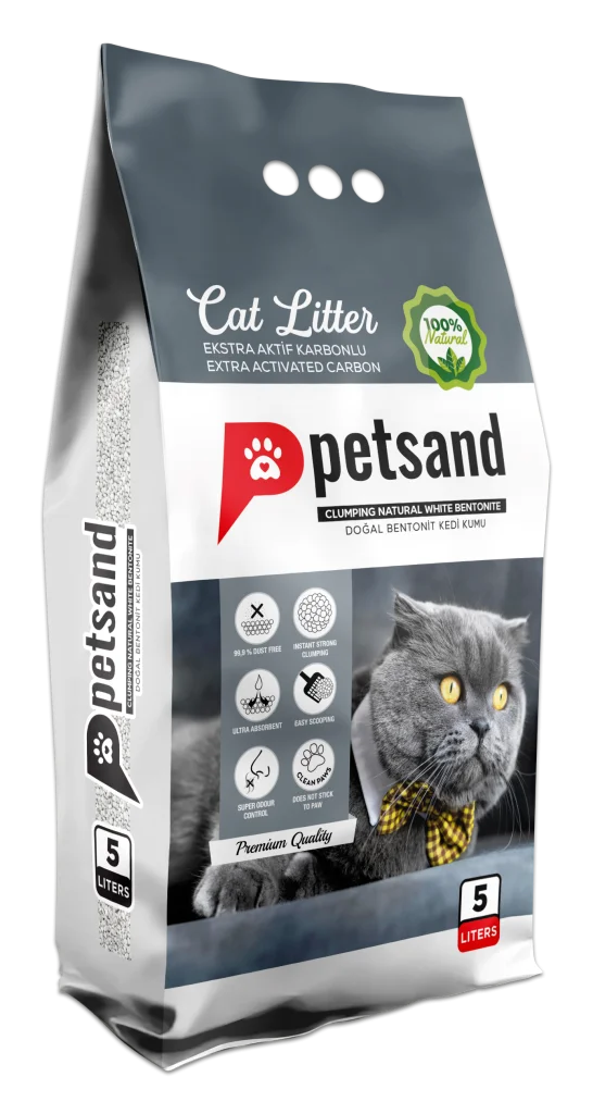 3567994 Petsand комкующийся наполнитель "Активированный уголь" 5 л — изображение 1