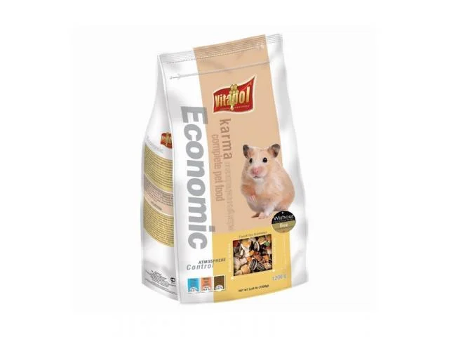 4010028 Vitapol Economic полнорационный корм для хомяка 1200 г — изображение 1