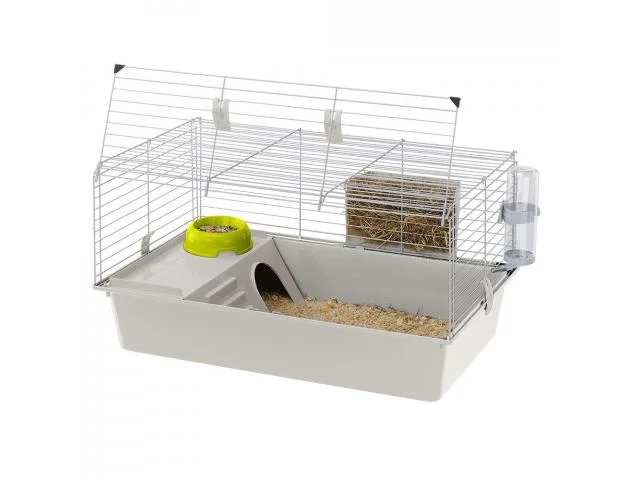4030055 Ferplast Cavie 80 Grey клетка для морских свинок, с открывающейся дверкой, 77 x 48 x 42 см — изображение 1