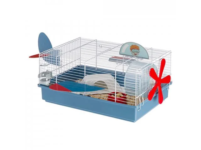 4030060 Ferplast Criceti 9 Plane Ağ hamster qəfəsi, 46 x 29.5 x 23 sm - Şəkil 1