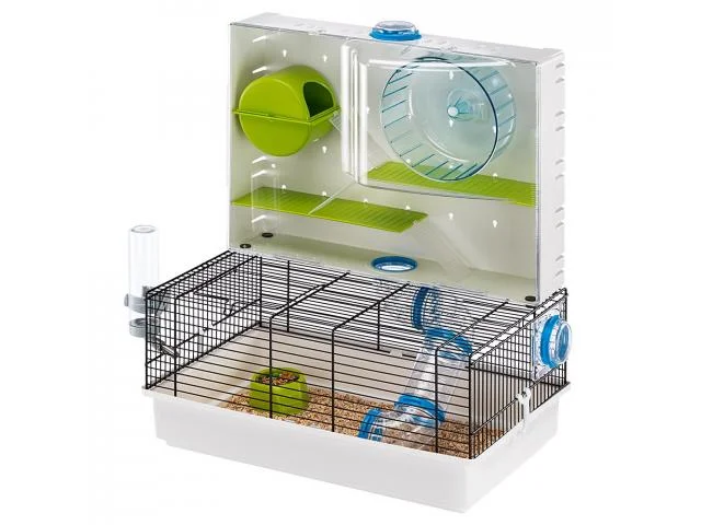 4030063 Ferplast Olimpia Black клетка для хомяков, с игровыми туннелями и игровой зоной, 46 x 29,5 x 54 см — изображение 1