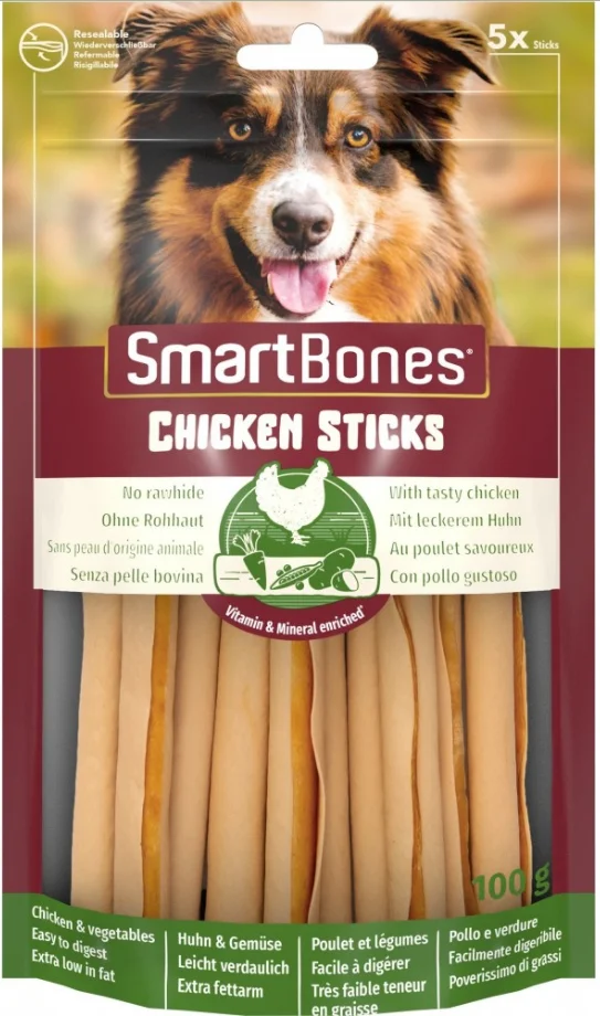5680012 Smart Bones Chicken Sticks куриные лакомство для собак 100г , 5 шт — изображение 1