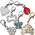 Ferplast PA 6511 rhinestones ilə dekorativ kulon, 2.3 x 25 x h 3.9 sm