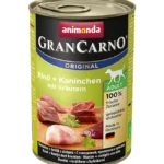 Gran Carno Adult для взрослых собак с говядиной, кроликом и травами 800 г